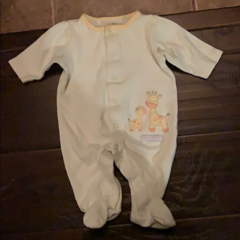 Carter’s Yellow/Green Striped Onsie!